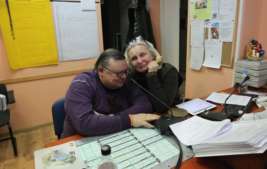 Magda Umer i Wojciech Mann; Warszawa, 2013 /Radek Pietruszka /PAP