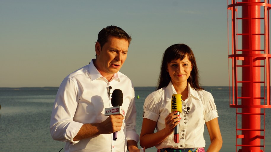 Magda Wojtoń i Michał Adamczyk zapraszają do Kołobrzegu! /Michał Dukaczewski /RMF FM