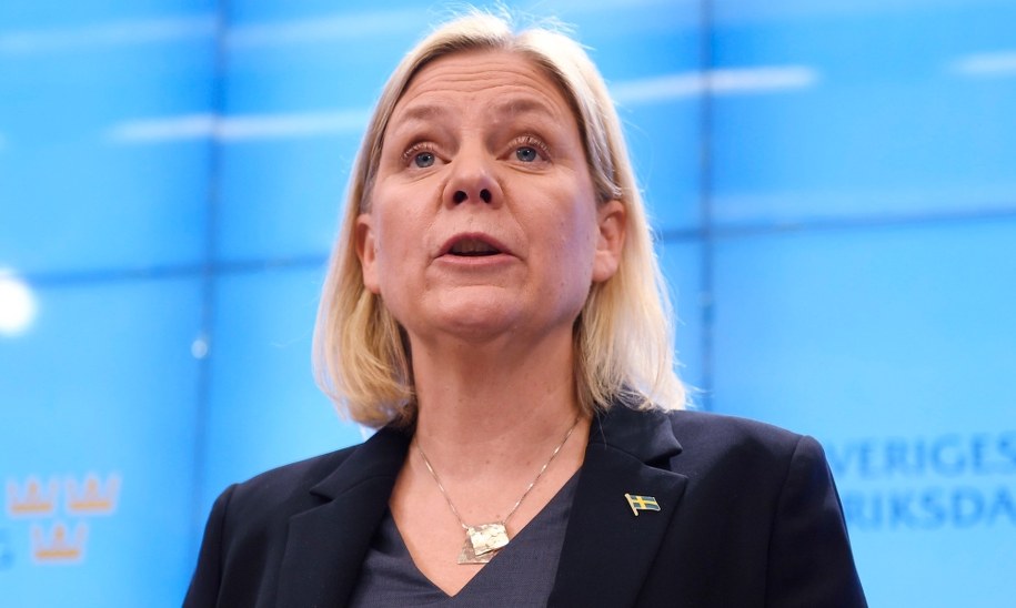 Magdalena Andersson /DUYGU GETIREN SWEDEN OUT /PAP/EPA