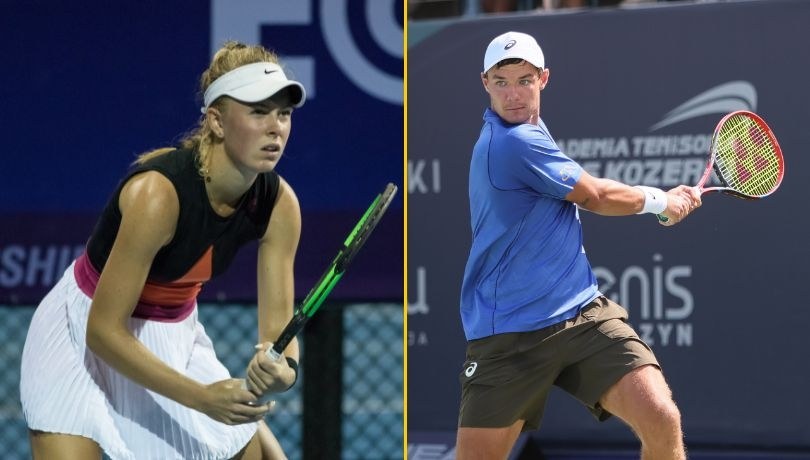 Magdalena Fręch i Kamil Majchrzak są już w 2. rundzie US Open /PAP/Leszek Szymański /Shutterstock