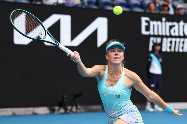 Magdalena Fręch odpadła z turnieju WTA w Dubaju /Martin KEEP/AFP /East News