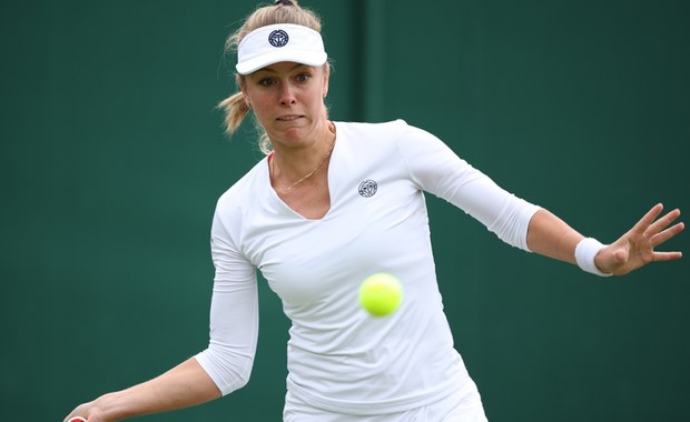 Magdalena Fręch żegna się z Wimbledonem po pierwszym meczu