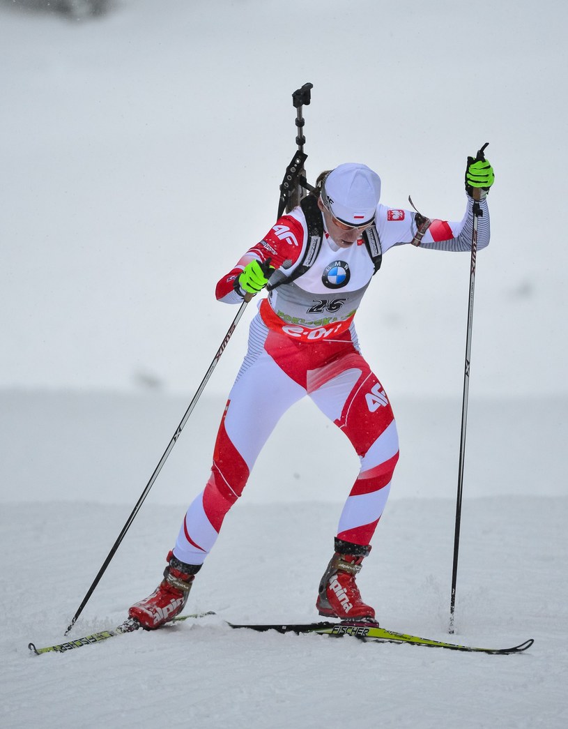 Magdalena Gwizdoń, reprezentantka Polski w biathlonie /AFP