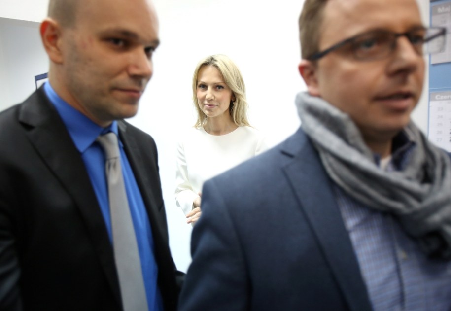 Magdalena Ogórek, Tomasz Kalita i Dariusz Joński //Leszek Szymański /PAP