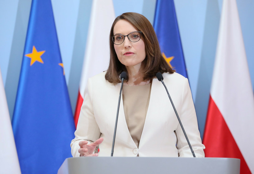 Magdalena Rzeczkowska, minister finansów o budżecie na 2023 r. /Wojciech Okluśnik /East News