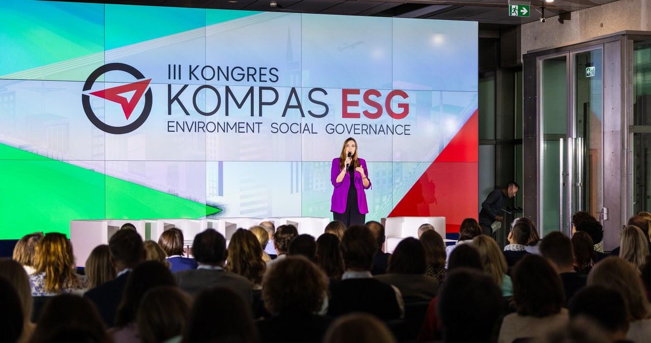 Magdalena Sobkowiak-Czarnecka, podsekretarz stanu w KPRM ds. Unii Europejskiej, podczas wystąpienia o priorytetach polskiej prezydencji w Radzie UE, kierunkach polityki zrównoważonego rozwoju oraz nowym otwarciu w relacjach administracji z biznesem /materiały promocyjne