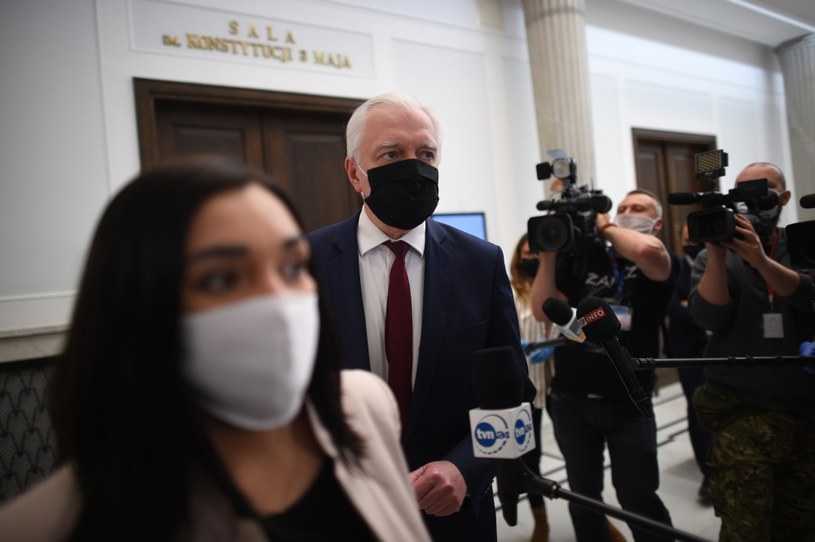 Magdalena Sroka i Jarosław Gowin /Adam Chelstowski /Agencja FORUM
