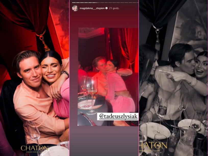 Magdalena Stępień i Tadeusz Łysiak są parą? Przyłapano ich w klubie, a zdjęcia nie kłamią /@magdalena___stepien / @chatonwarsaw /Instagram