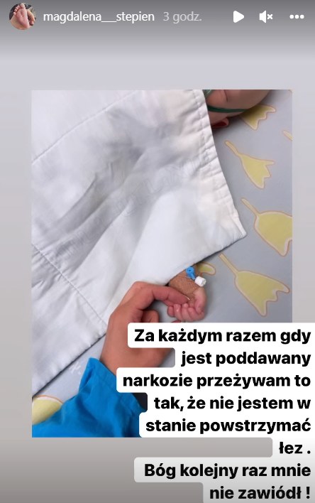 Magdalena Stępień o stanie zdrowia synka https://www.instagram.com/magdalena___stepien/ /Instagram