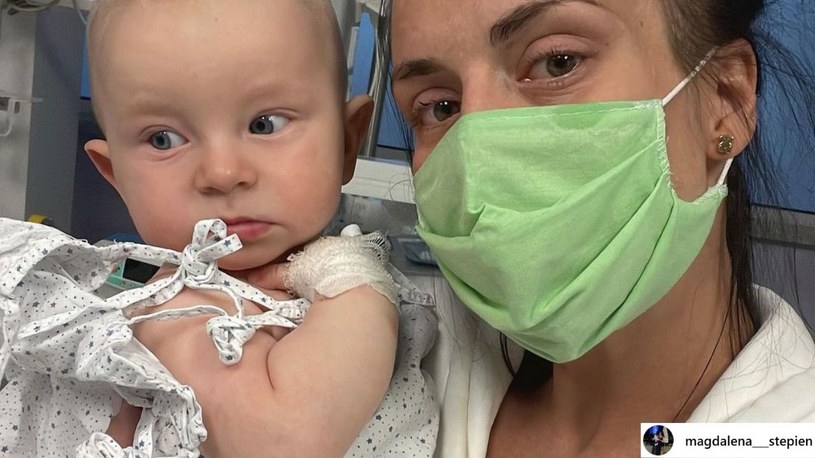 Magdalena Stępień samotnie wychowuje synka, a teraz walczy o jego życie /Instagram