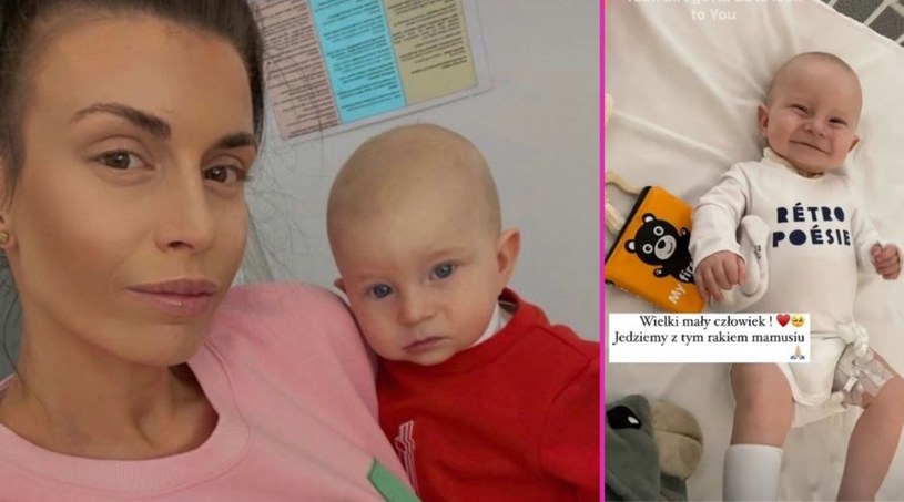 Magdalena Stępień wierzy, że choroba jej syna zakończy się happy endem /Instagram