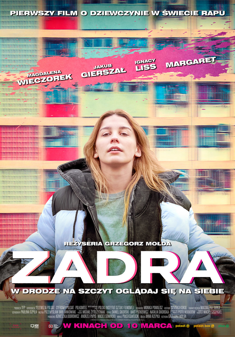 Magdalena Wieczorek na plakacie "Zadry" /materiały prasowe