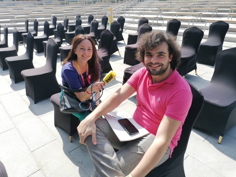 Magdalena Wojtoń i Martin Garcia Garcia /Magdalena Wojtoń /RMF FM