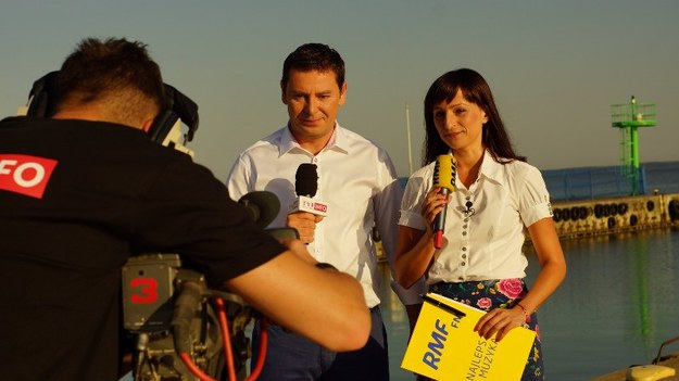 Magdalena Wojtoń i Michał Adamczyk /Michał Dukaczewski /RMF FM