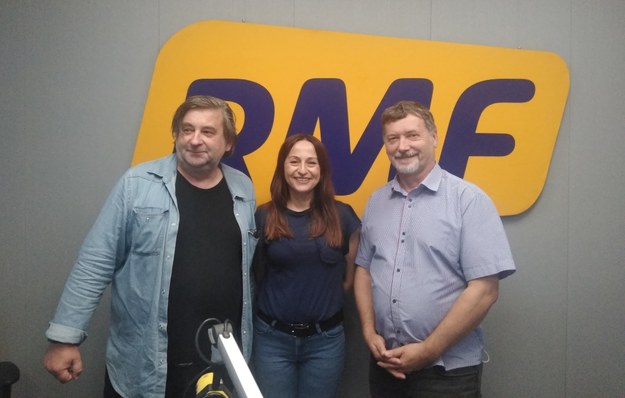 Magdalena Wojtoń, prof. Roman Nowobilski i Krzysztof Grzesik /RMF FM /RMF FM