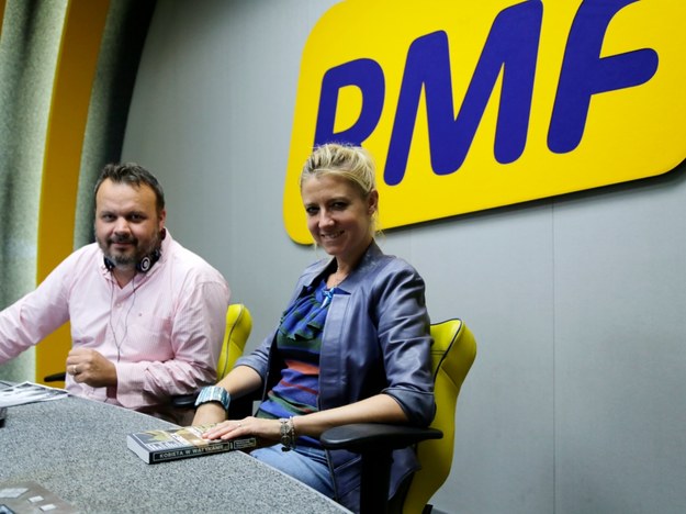 Magdalena Wolińska-Riedi w studiu RMF FM /RMF FM