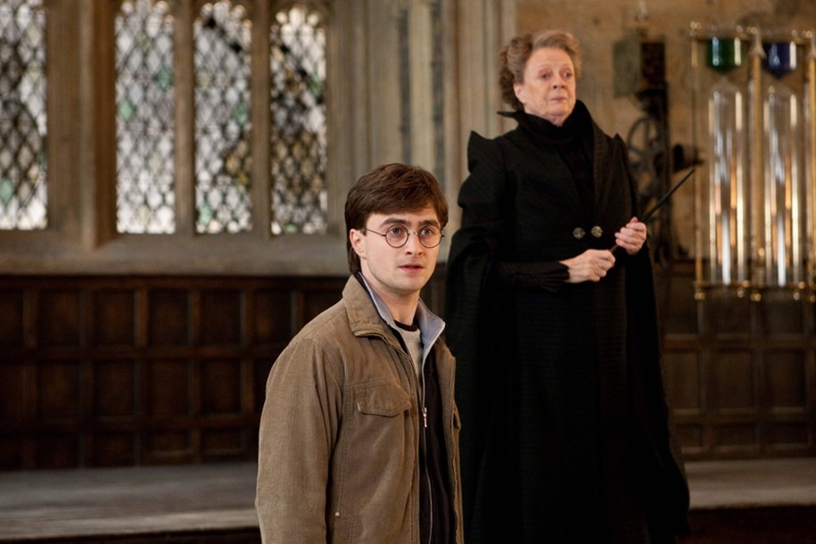 Maggie Smith jako profesor Minerva McGonagall w serii o Harrym Potterze /	PictureLux /PAP/Photoshot