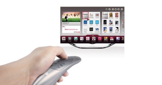 Magic Remote - nowa wersja pilota sprawdza się dobrze, szczególnie przy korzystaniu z funkcji Smart TV /materiały prasowe