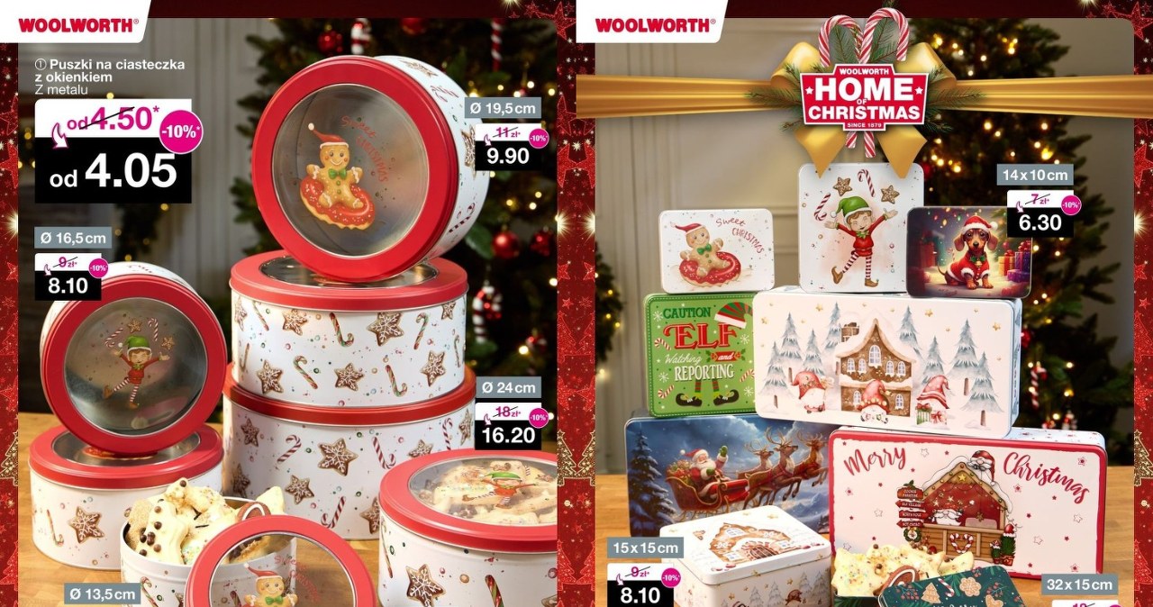 Magiczne puszki na ciasteczka z Woolworth /Woolworth /INTERIA.PL