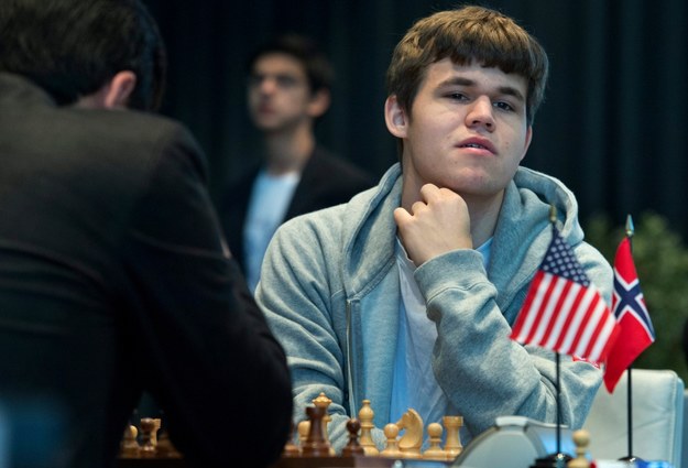 Magnus Carlsen szachowy mistrz świata /LUKAS LEHMANN /PAP/EPA