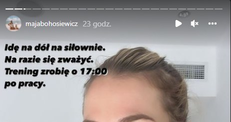 Maja Bohosiewicz odchudza się na IG @majabohosiewicz /Instagram