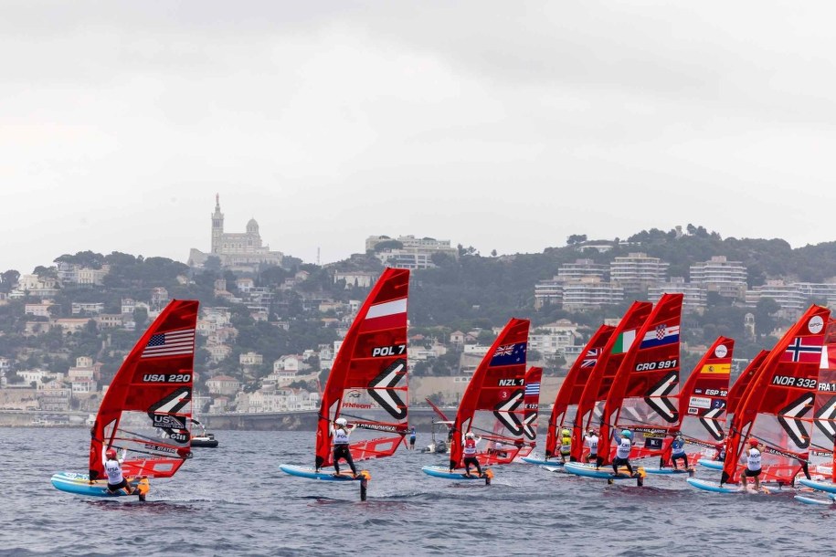 Maja Dziarnowska podczas regaty Paris 2024 Test Event /Sander van der Borch /