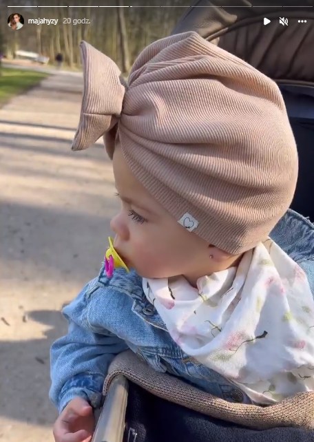 Maja Hyży przebiła uszy rocznej córce. Efektem pochwaliła się na IG @majahyzy/ /Instagram