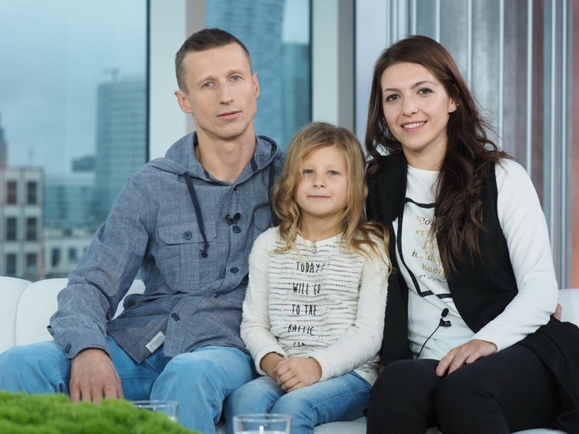 Maja Oleksy z rodzicami, 2015 rok /Justyna Rojek /East News
