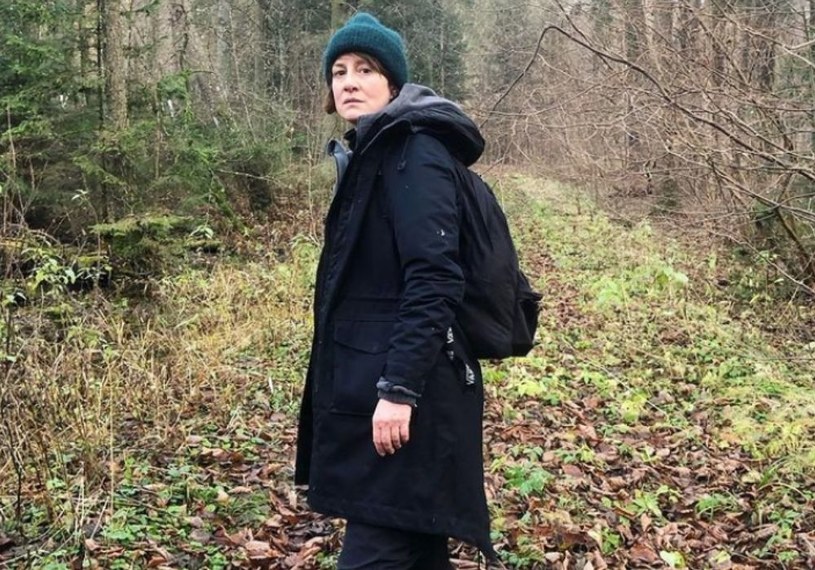 Maja Ostaszewska pomaga migrantom na granicy fot. Instagram (instagram.com/ostaszewskamaja_official) /Instagram