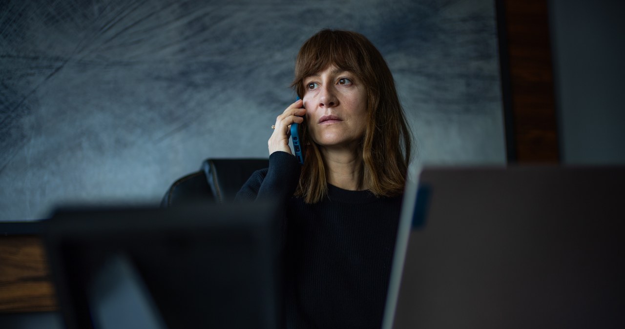 Maja Ostaszewska in the film "Evil colours: red" /Przemysław Bychkowski/Netflix