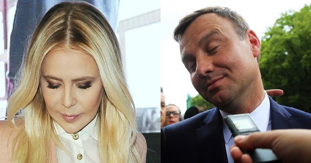 Maja Sablewska i Andrzej Duda /- /East News