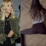 stretching Maja Sablewska tarza się po podłodze w pozycji żaby i wypina pupę... O co jej chodzi?