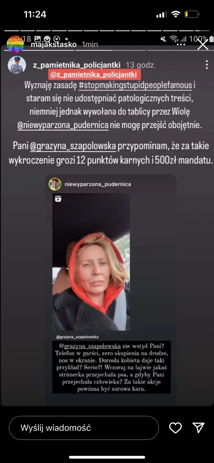 Maja Staśko, Grażyna Szapołowska /Instagram @majastasko /Instagram