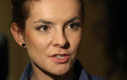 Maja Włoszczowska wraca do formy po niedawnej kontuzji /Radek Pietruszka /PAP