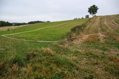 Majdan-Sielec. Służby na miejscu upadku drona