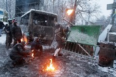 Majdan w ogniu. Zobacz zdjęcia ze starć w Kijowie