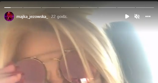 Majka Jeżowska: www.instagram.com/majka_jezowska_/ /Screen z InstaStory  /Instagram