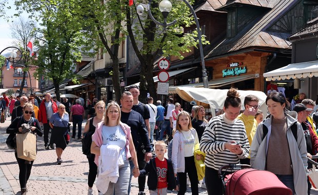 Majówka pod Giewontem z turystami. Górale nie narzekają 