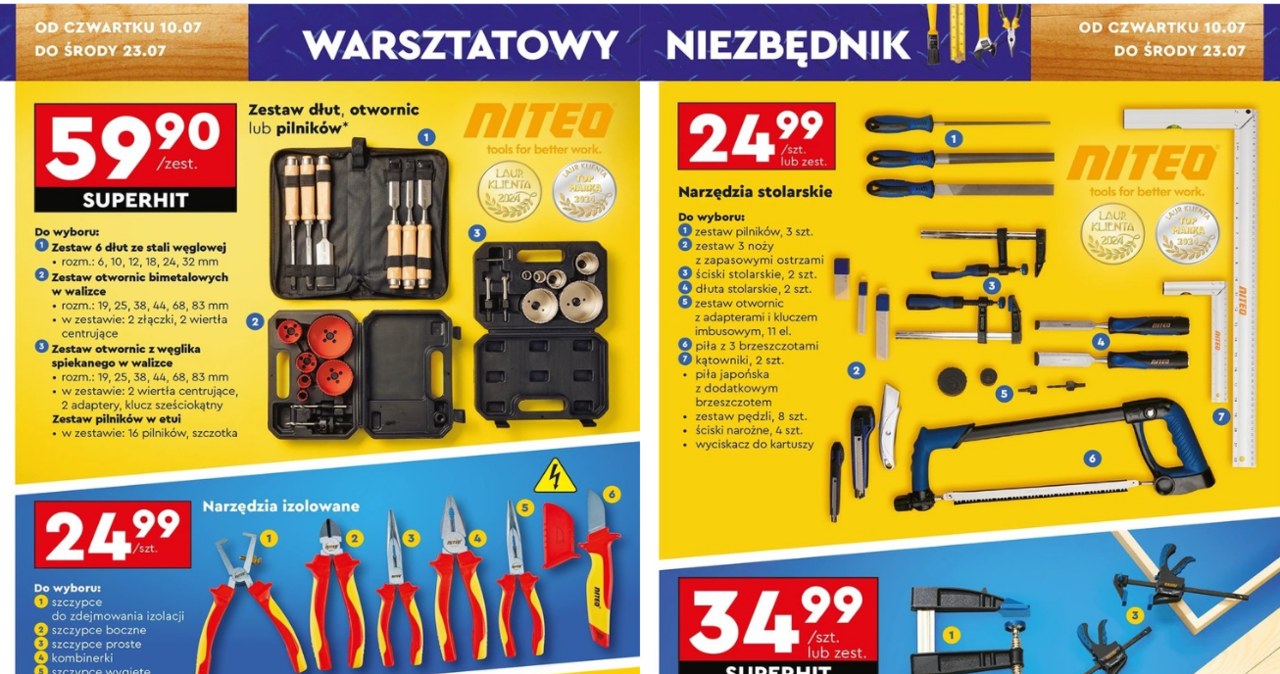 Majsterkowicze oszaleją z radości! Narzędzia w Biedronce od 24,99 zł! /Biedronka /INTERIA.PL