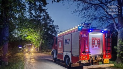 Makabryczny wypadek w Tychach. Kierowca spłonął w aucie