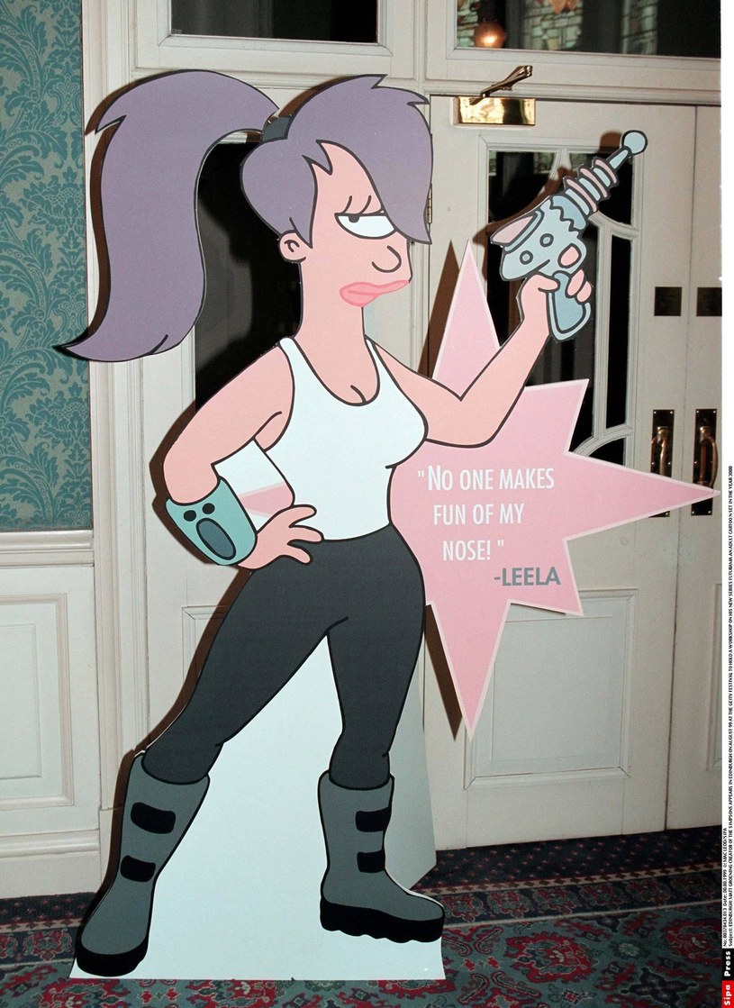 Makieta przedstawiająca Leelę, bohaterkę "Futuramy" /Mac Leod /East News