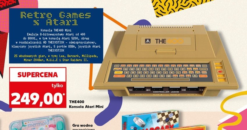 Mała, ale potężna – konsola The400 Atari Mini już zachwyca graczy /Kaufland /INTERIA.PL