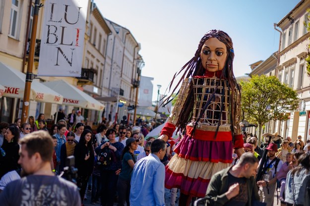 Mała Amal odwiedziła już Lublin /Miasto Lublin /Facebook