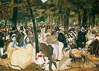 Malarstwo rodzajowe, Edouard Manet, Koncert w Tuileries, 1862 /Encyklopedia Internautica