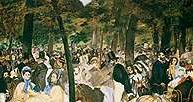 Malarstwo rodzajowe, Edouard Manet, Koncert w Tuileries, 1862 /Encyklopedia Internautica