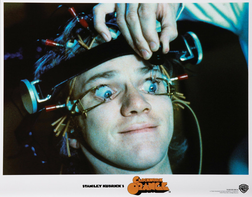 Malcolm McDowell, "Mechaniczna pomarańcza" 1971 /Courtesy Everett Collection /East News