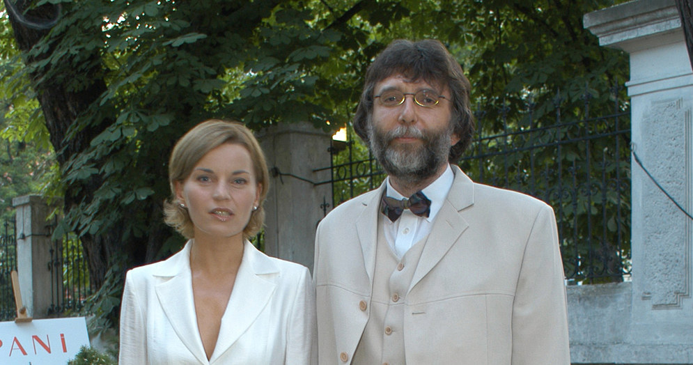 Małgorzata Foremniak i Waldemar Dziki, 2003 rok /Prończyk /AKPA