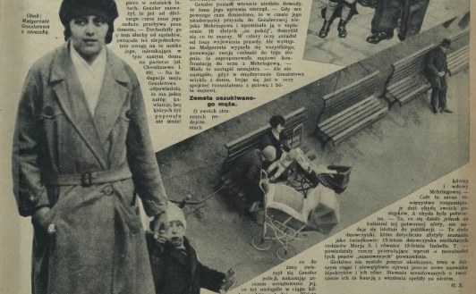 Małgorzata Genzlerowa z rodziną - "Tajny Detektyw" z 10 kwietnia 1932 roku /Mazowiecka Biblioteka Cyfrowa /domena publiczna