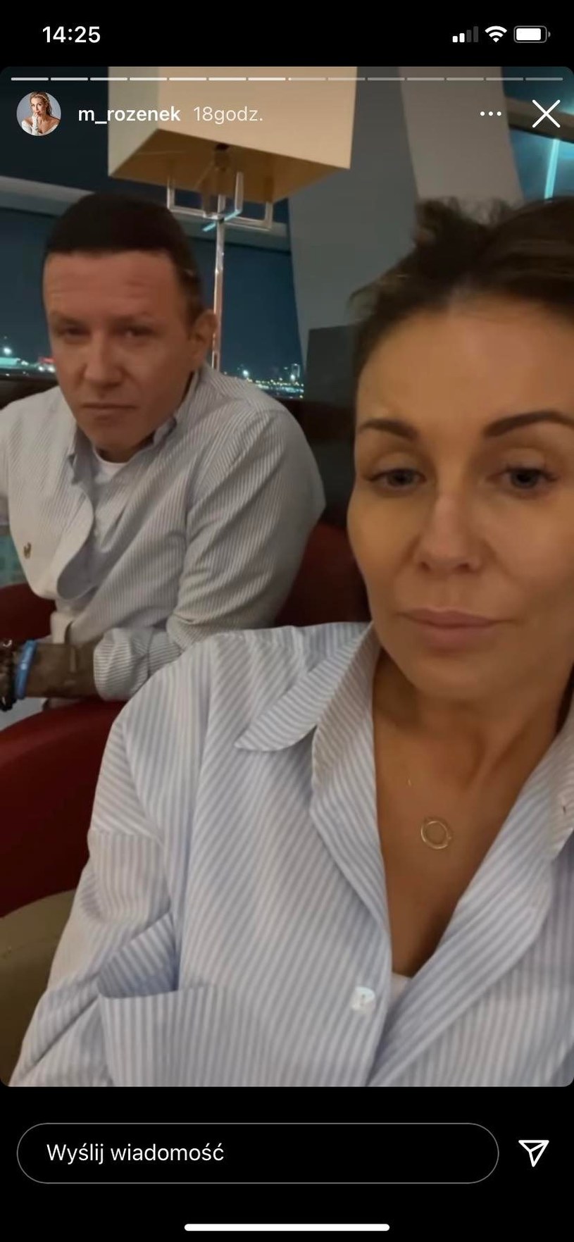 Małgorzata i Radosław na lotnisku /Instagram