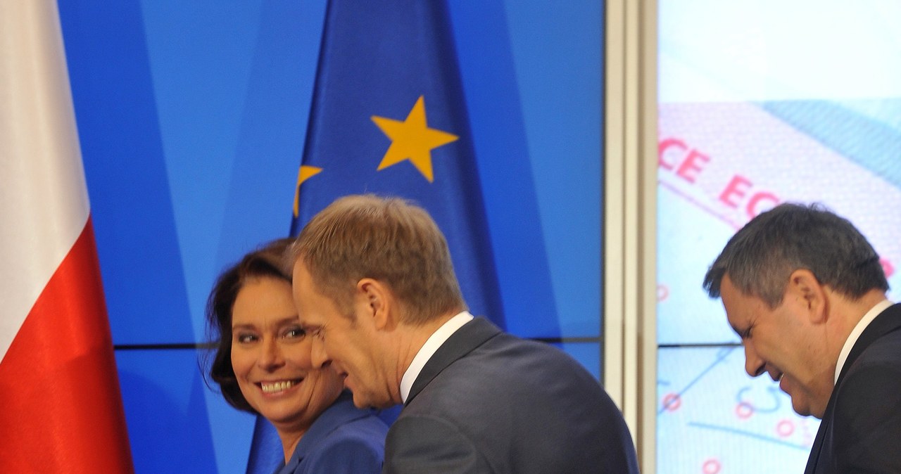 Małgorzata Kidawa-Błońska i Donald Tusk, 2014 /Witold Rozbicki /East News